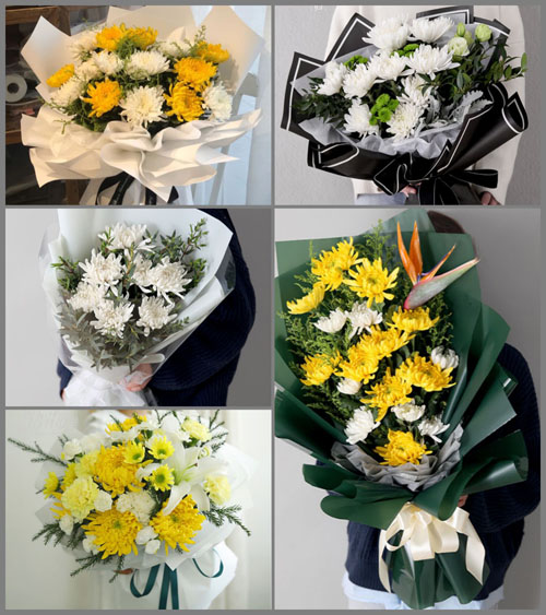 四川绵阳平武县响岩镇白事花束代送